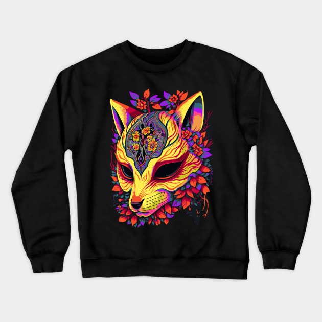 kitsune mask | kitsune kamen T-Shirt Crewneck Sweatshirt by Creatura